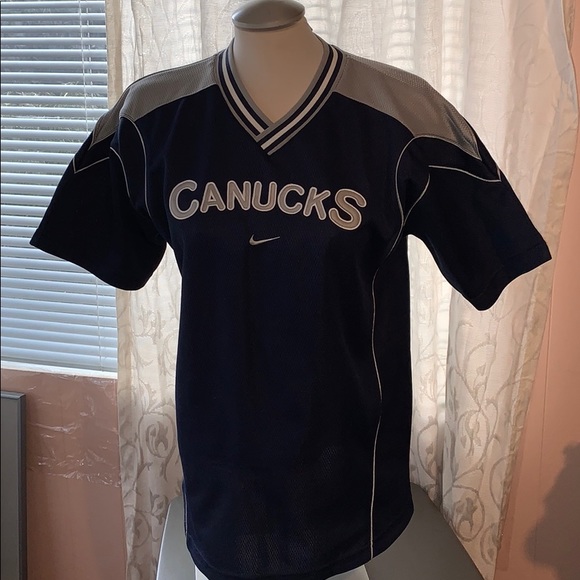 Vintage CANUCKS NIKE TEAM NHL SHIRT - Picture 4 of 8